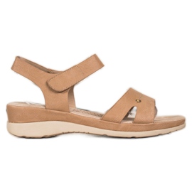 Sandales confortables VINCEZA brun