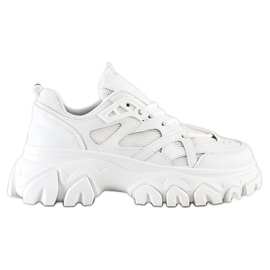 SHELOVET Baskets mode blanches