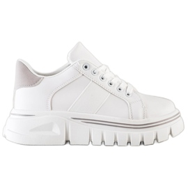 SHELOVET Baskets blanches sur la plate-forme
