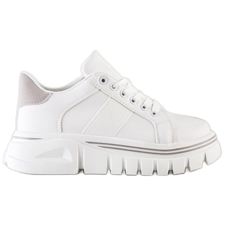 SHELOVET Baskets blanches sur la plate-forme