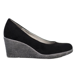 Escarpins en daim VINCEZA le noir