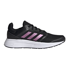Chaussures de course pour femmes Adidas Galaxy 5 noir et rose FY6743