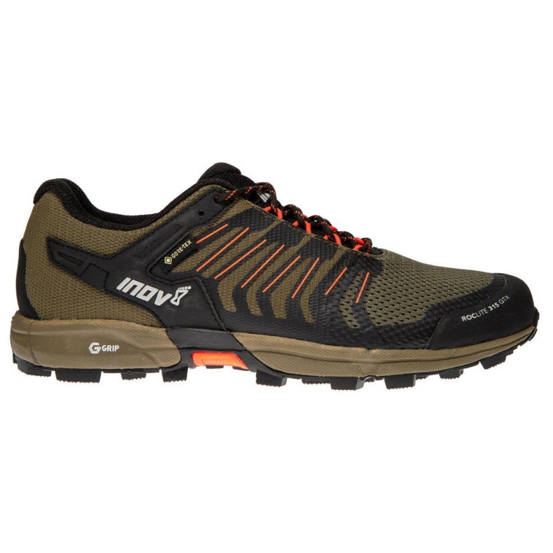 Chaussures de course Inov-8 Roclite G 315 Gtx W 000805-BRCO-M-01 brun le noir