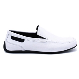 Polbut Mocassins cuir homme 2105 blanc blanche Polbut Mocassins cuir homme 2105 blanc blanche