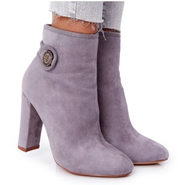 Bottes classiques sur un poteau Lu Boo gris Bottes classiques sur un poteau Lu Boo gris