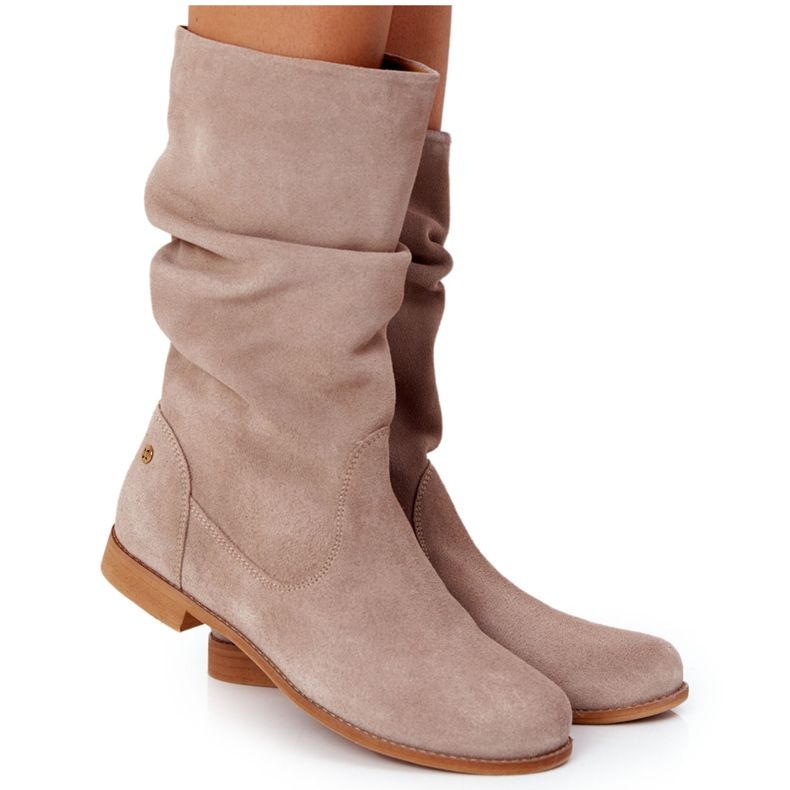 Bottines Femme Daim Maciejka 05057-04 Beige brun