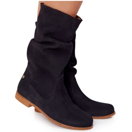 Bottines Femme Daim Maciejka 05057-01 Noir le noir