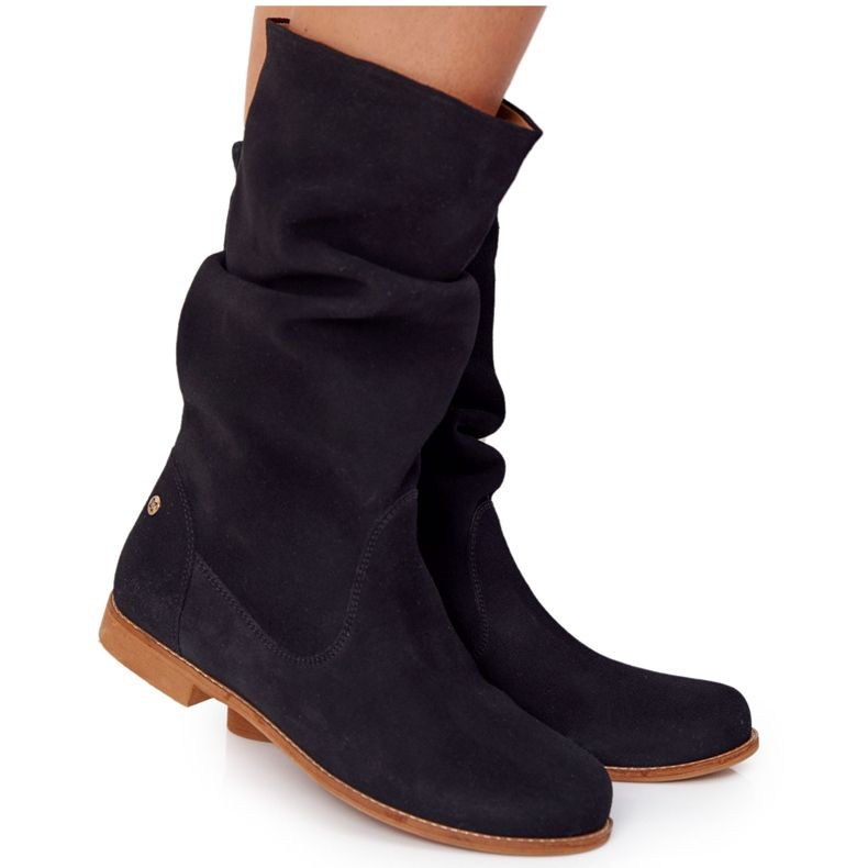 Bottines Femme Daim Maciejka 05057-01 Noir le noir