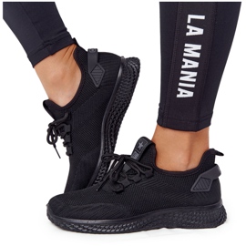 Chaussures de sport noires à enfiler pour femmes le noir Chaussures de sport noires à enfiler pour femmes le noir