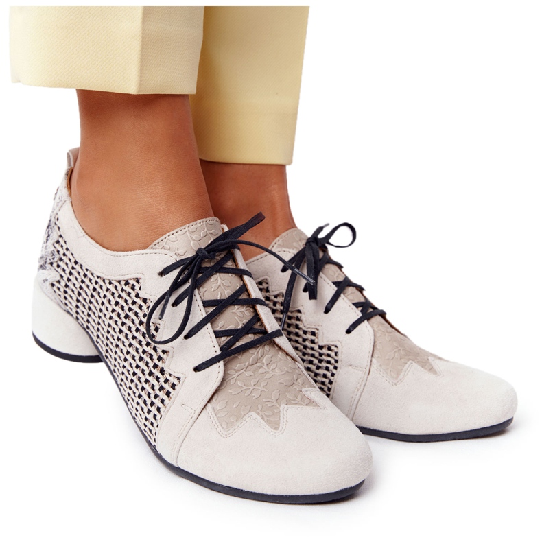 Chaussures Talons Hauts Tressés Maciejka 04890-04 Beige