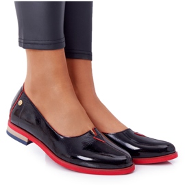 Chaussures Cuir Laqué Maciejka 05035-20 Noir