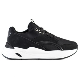 SHELOVET Baskets classiques sur la plate-forme le noir