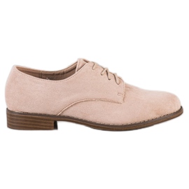 Seastar Chaussures à lacets en daim beige
