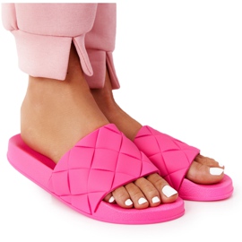 PS1 Chaussons Caoutchouc Femme Fuchsia Let's Swim rose