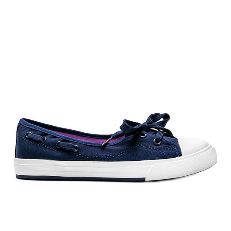 Demi-baskets femme Alana bleu marine