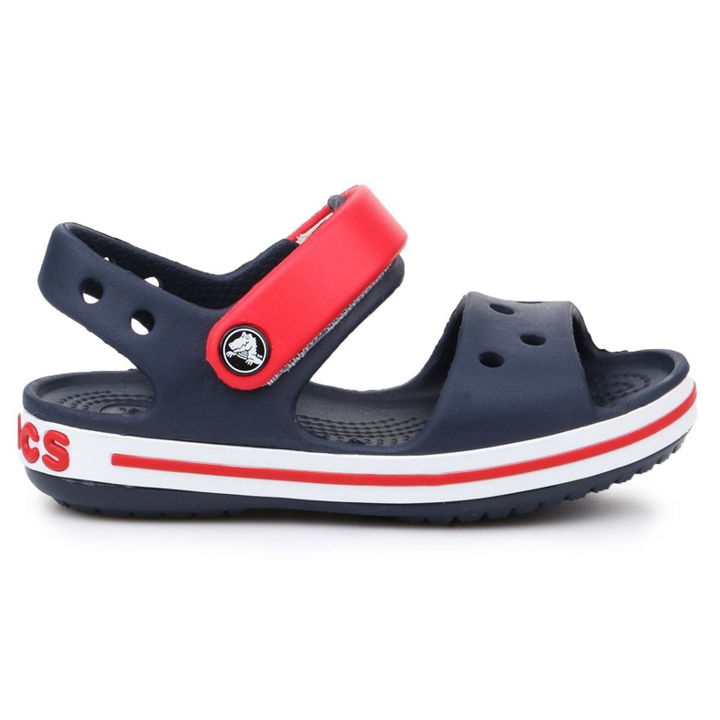 Crocs Crocband Sandal Jr 12856-485 blanche rouge bleu marin Crocs Crocband Sandal Jr 12856-485 blanche rouge bleu marin