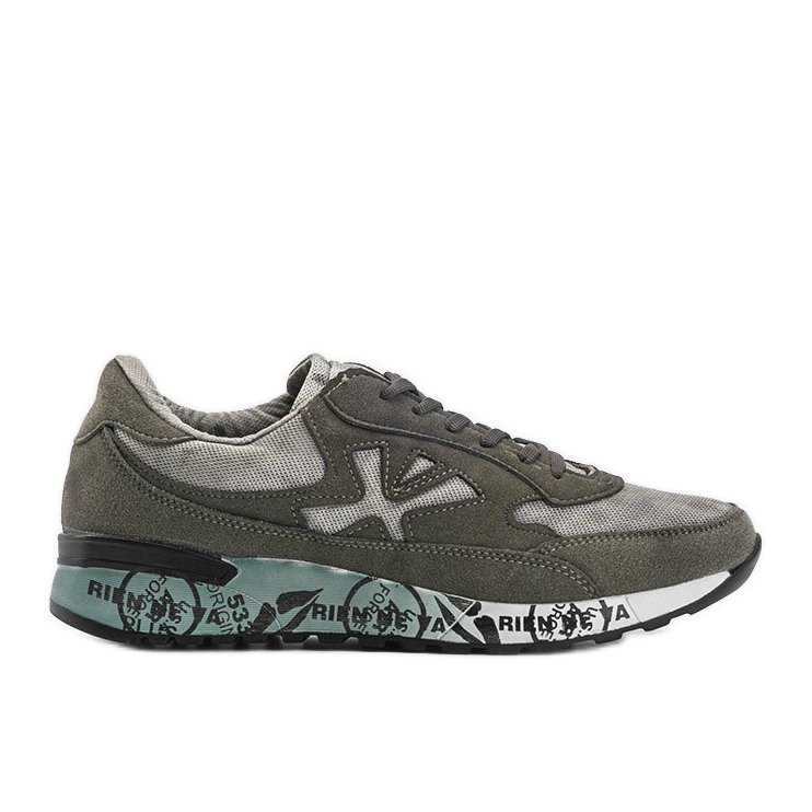 Baskets homme Omarion kaki multicolore vert Baskets homme Omarion kaki multicolore vert