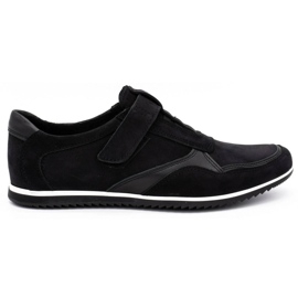 Polbut Chaussures décontractées en cuir pour hommes 2102/2 noir