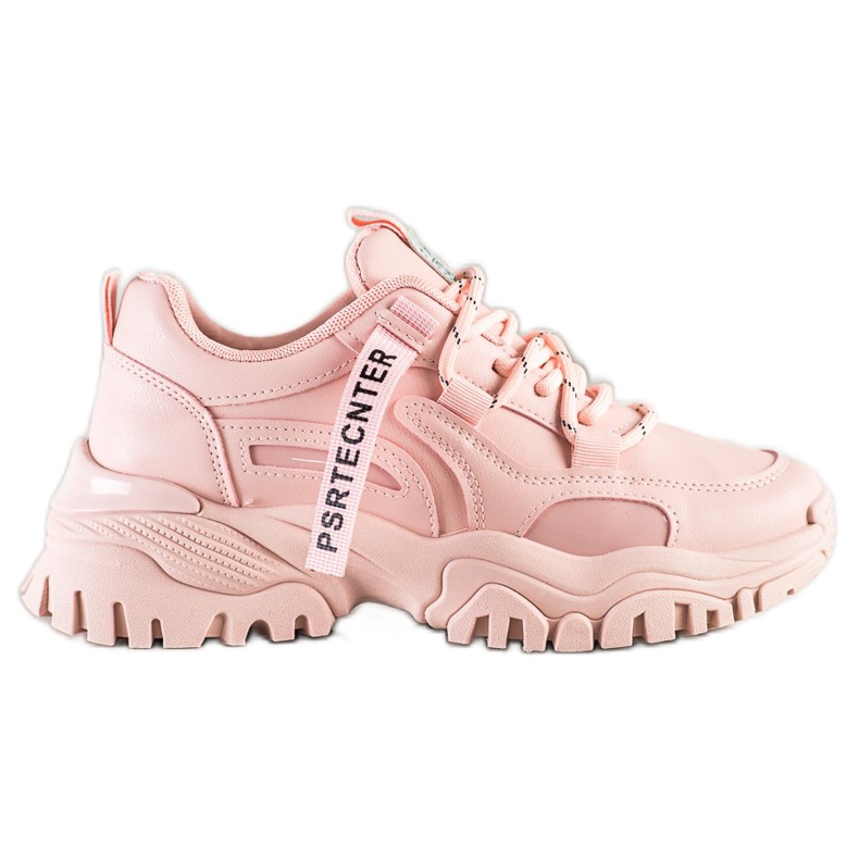 SHELOVET Baskets mode printemps rose