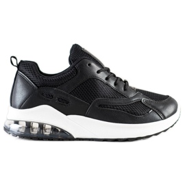 SHELOVET Baskets noires à mailles