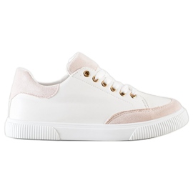 SHELOVET Baskets blanches élégantes SHELOVET Baskets blanches élégantes