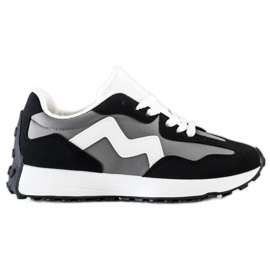 SHELOVET Baskets décontractées noir