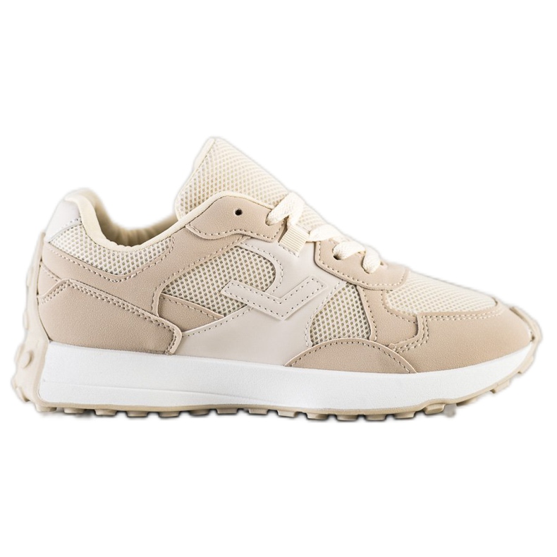 SHELOVET Baskets beiges brun