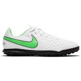 Nike Tiempo Legend 8 Club Tf Junior AT5883 030 chaussure de football blanc blanc