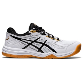 Asics Upcourt 4 blanc-noir 1071A053 102 chaussures de volley-ball pour hommes