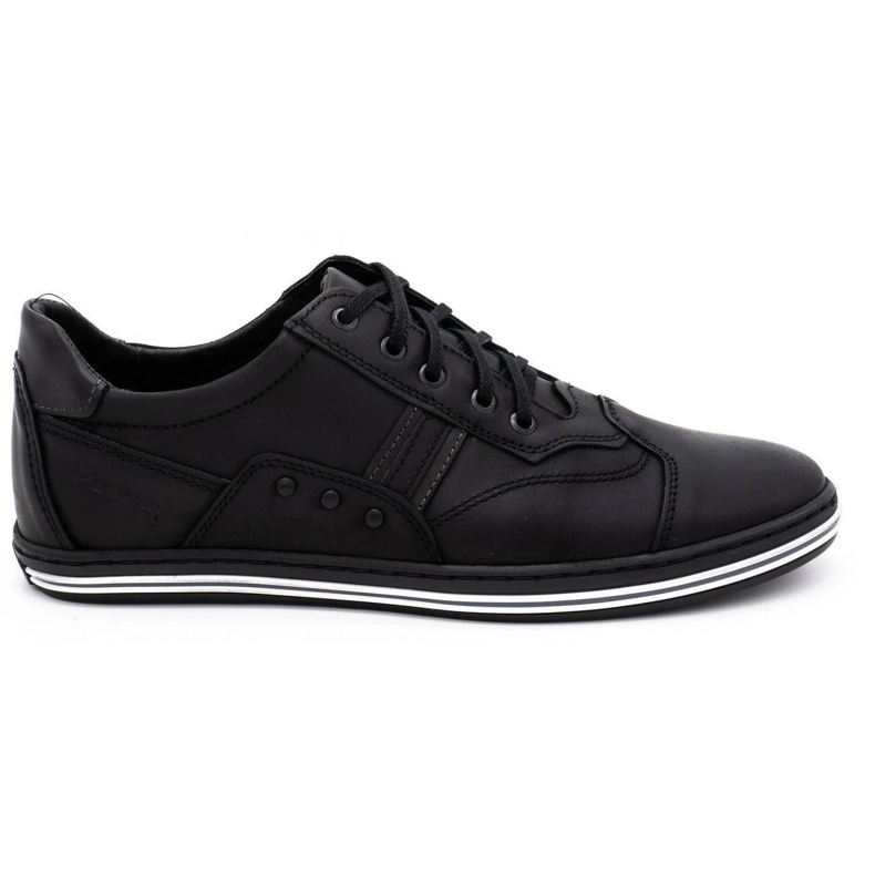 Polbut 1801L chaussures décontractées noires pour hommes le noir