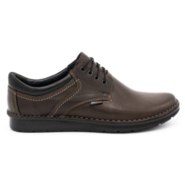 Kampol Chaussures décontractées pour hommes 11 / CZEK marron foncé brun
