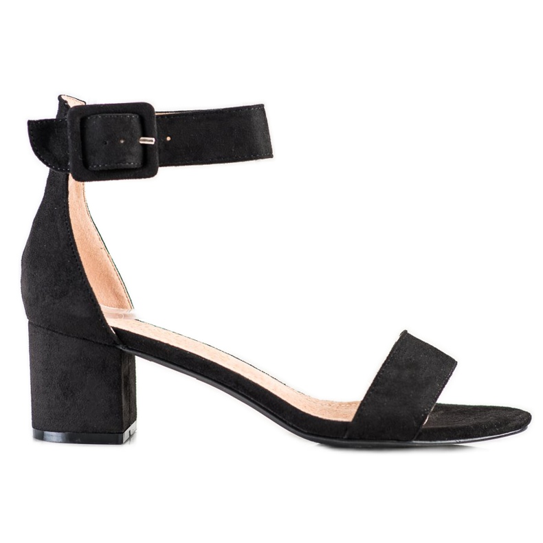 S. BARSKI Sandales sur le poste de S.BARSKI le noir