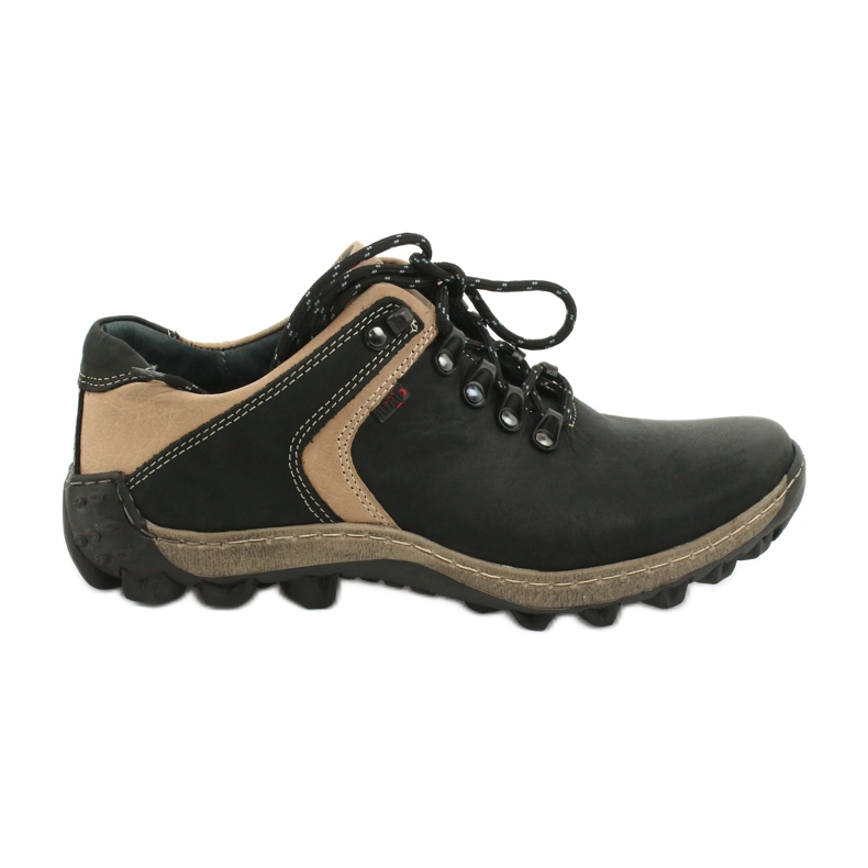 Riko Trekking Sports 474 pour hommes, noir beige
