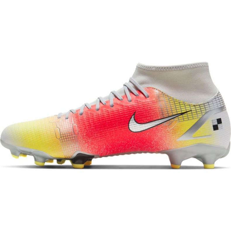 Nike Mercurial Superfly 8 Academy Mds FG / MG M CV0948 108 chaussures de football rouge orange