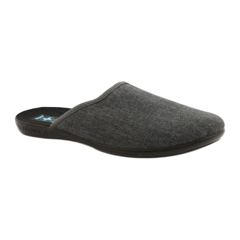 Chaussons gris pour hommes Adanex 24623