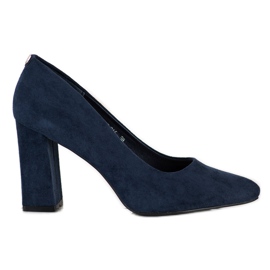 Escarpins classiques Sergio Leone bleu marin