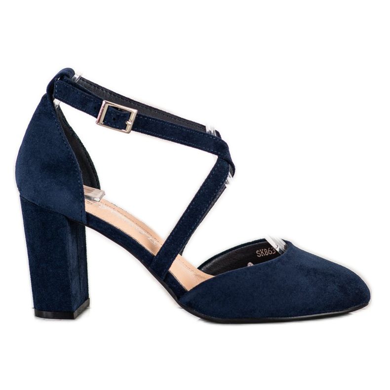 Escarpins Avec Boucle Sergio Leone bleu marin