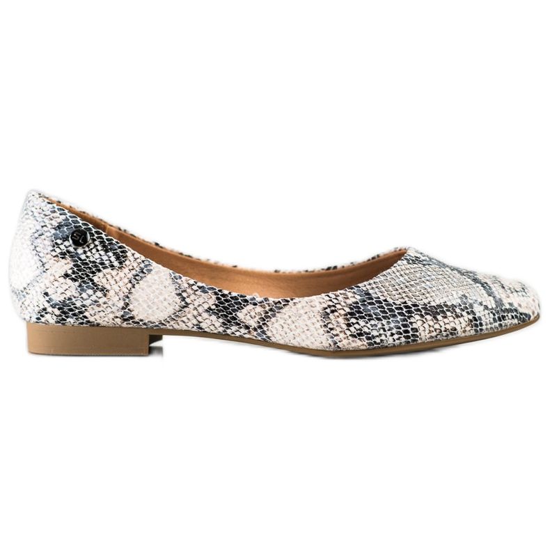 Ballerines Sergio Leone à imprimé serpent multicolore