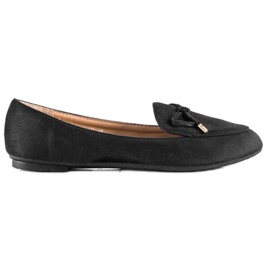 Abloom Seigneurs en daim avec un arc le noir Abloom Seigneurs en daim avec un arc le noir