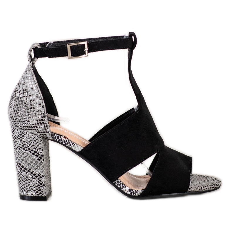 Sandales fermées par Sergio Leone le noir Sandales fermées par Sergio Leone le noir