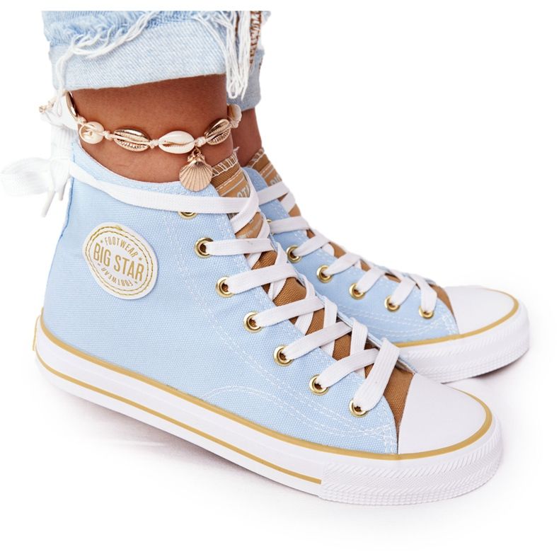 Baskets Hautes Femme Big Star HH274449 Bleu