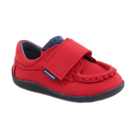Mazurek MOCCASINS DE BOYS DE COUIE RED rouge