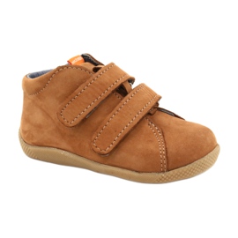 Chaussures Velcro en cuir Mazurek, marron 264 brun