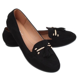 Mocassins femme noirs 9988-159 Noir le noir
