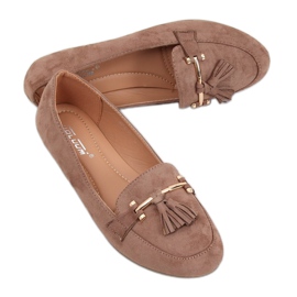 Mocassins femme beige 9988-159 Kaki Mocassins femme beige 9988-159 Kaki