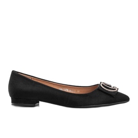 Ballerines plates noires de Lisbeth