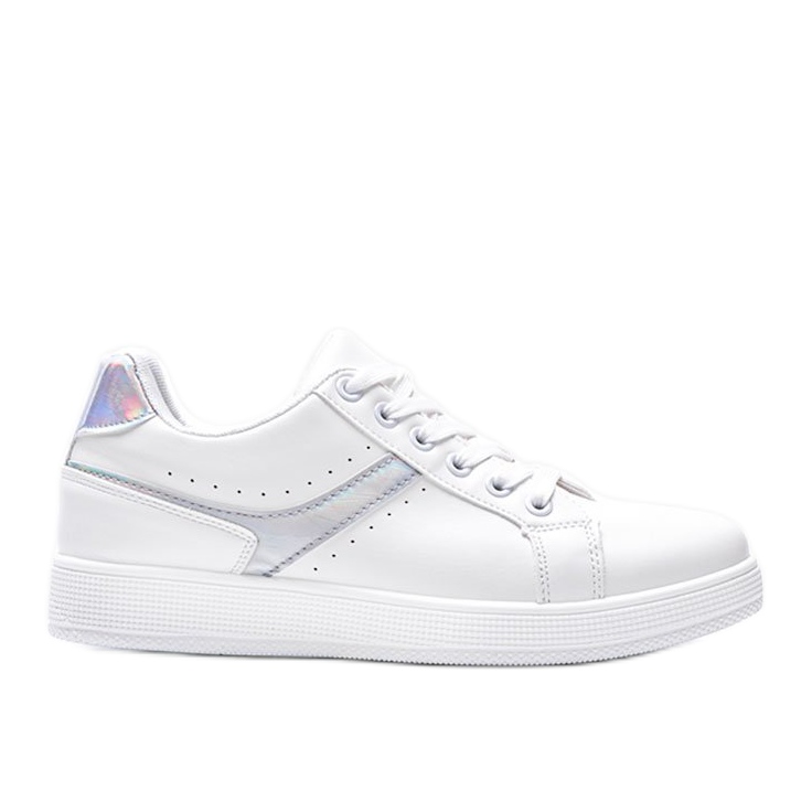 Baskets femme Holographic Meadow blanches