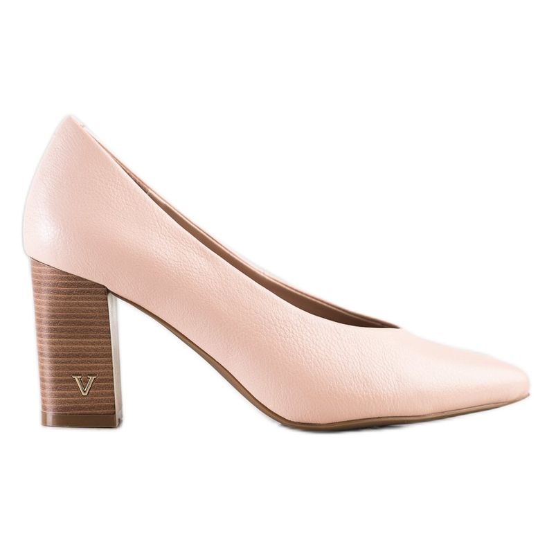 Escarpins en cuir écologique VINCEZA rose Escarpins en cuir écologique VINCEZA rose