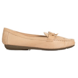 Best Shoes Mocassins décontractés en daim brun