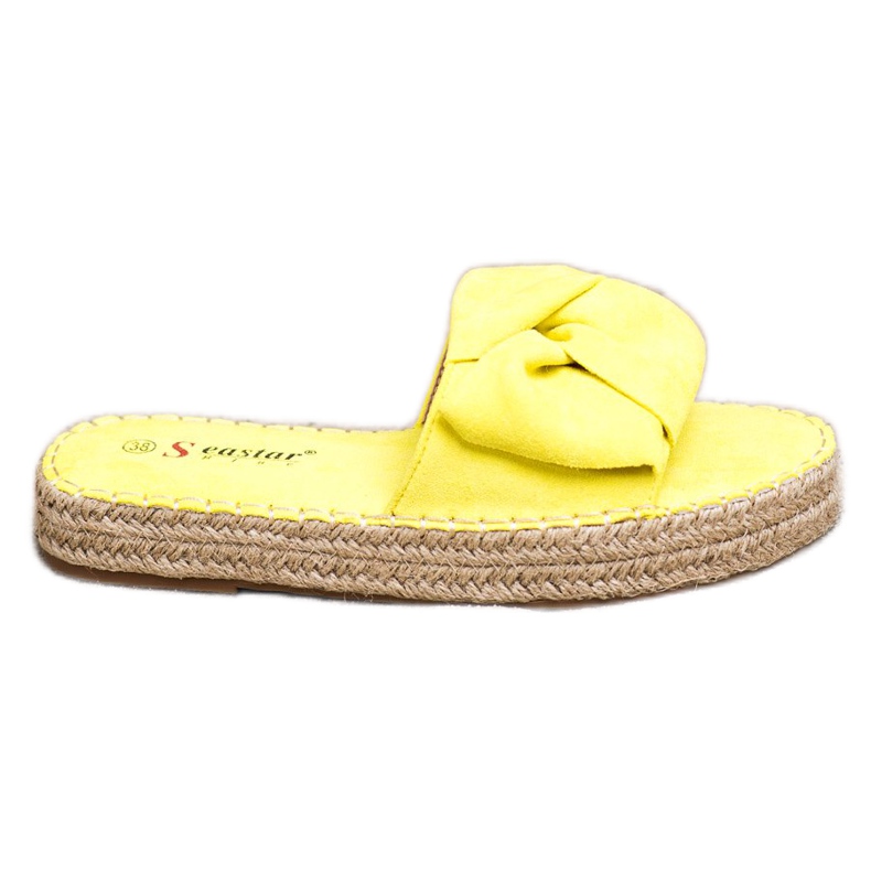 Seastar Espadrilles en daim jaune Seastar Espadrilles en daim jaune